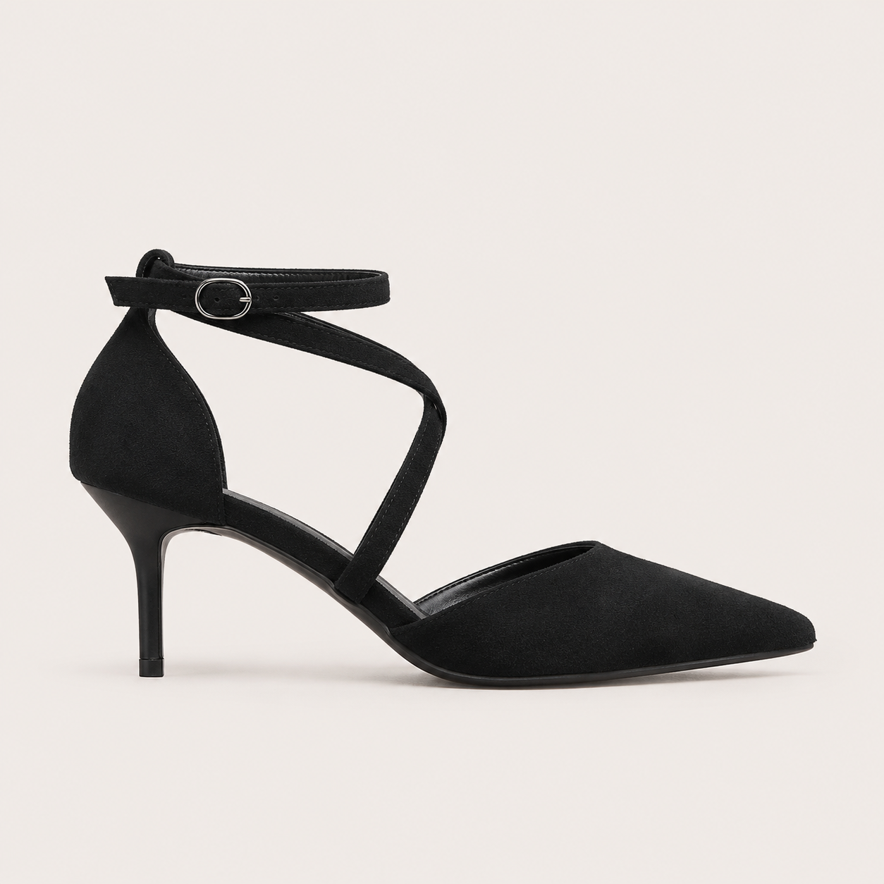 Escarpins sexy à bout pointu et talons aiguilles pour femme, talons fins, collection printemps 2026, style français, pointures 40 à 43, sandales à brides croisées.